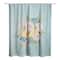 Flowers Colorful Watercolor 71" x 74" Shower Curtain